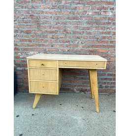 Birch Wood Mid Century Desk