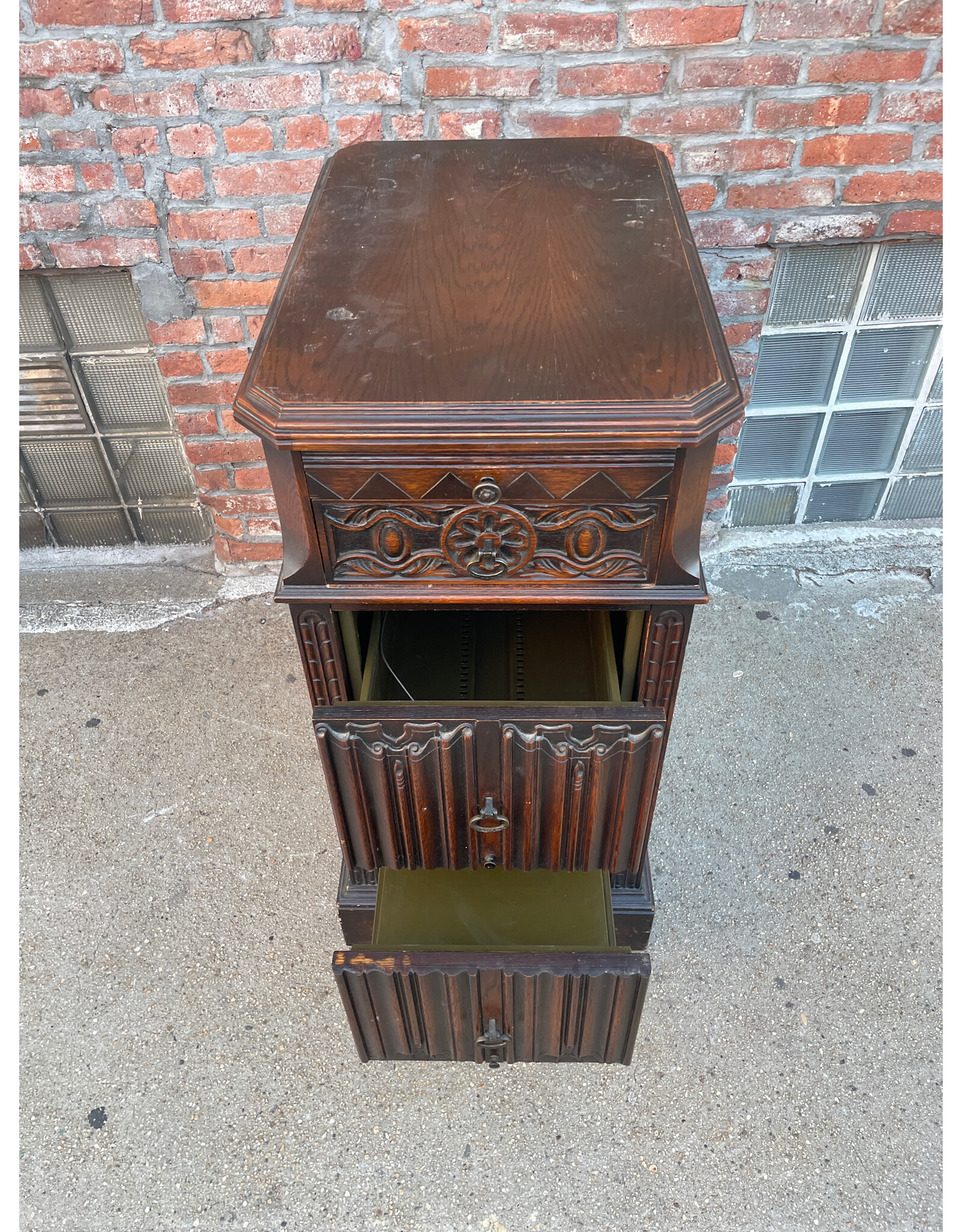 Gothic Revival File Cabinet