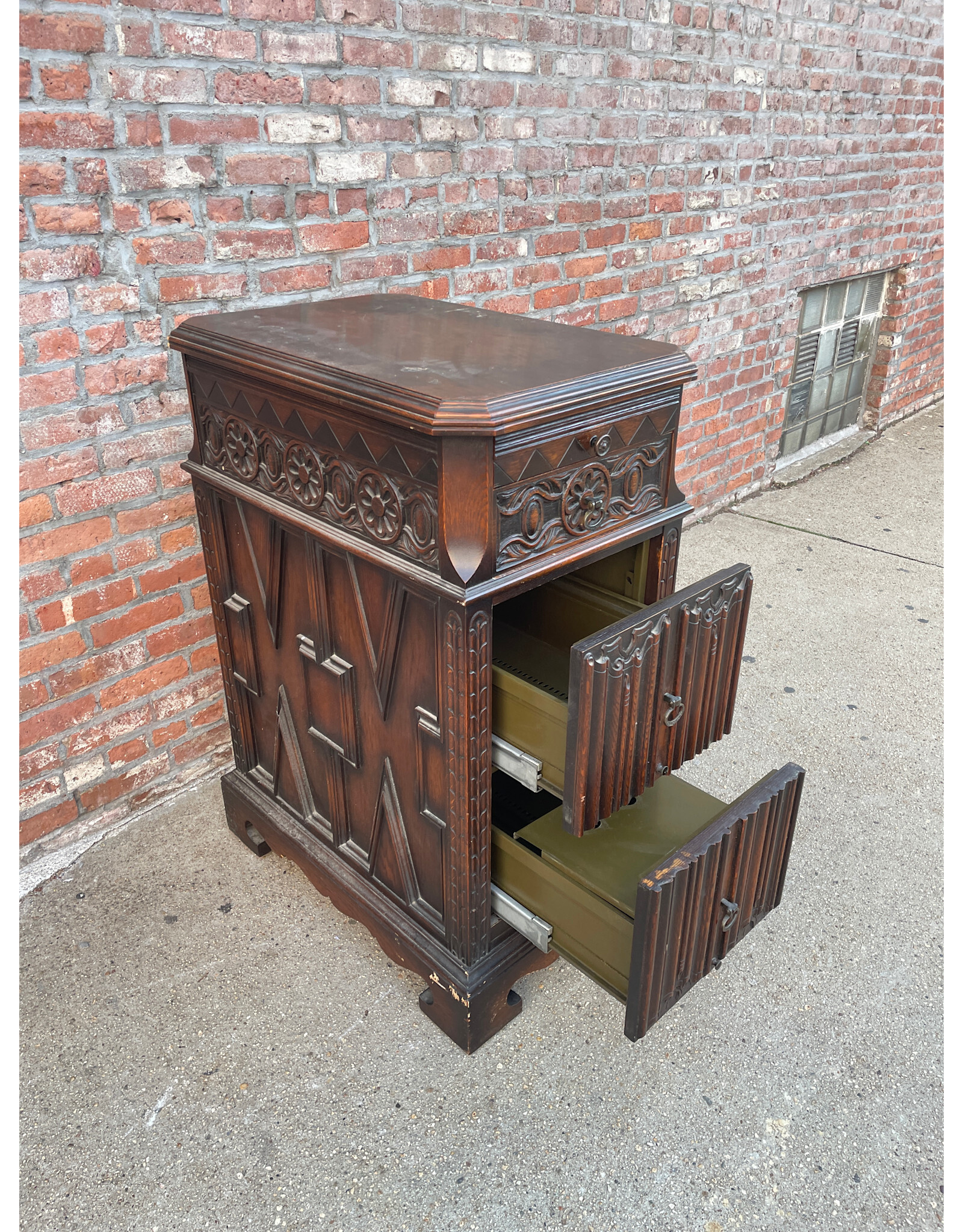 Gothic Revival File Cabinet