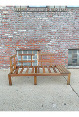 Outdoor 2 Seater Wooden Couch