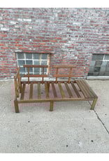 Outdoor 2 Seater Wooden Couch