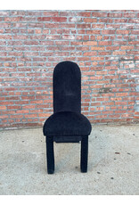 Post Modern Black Arched Dining Chair