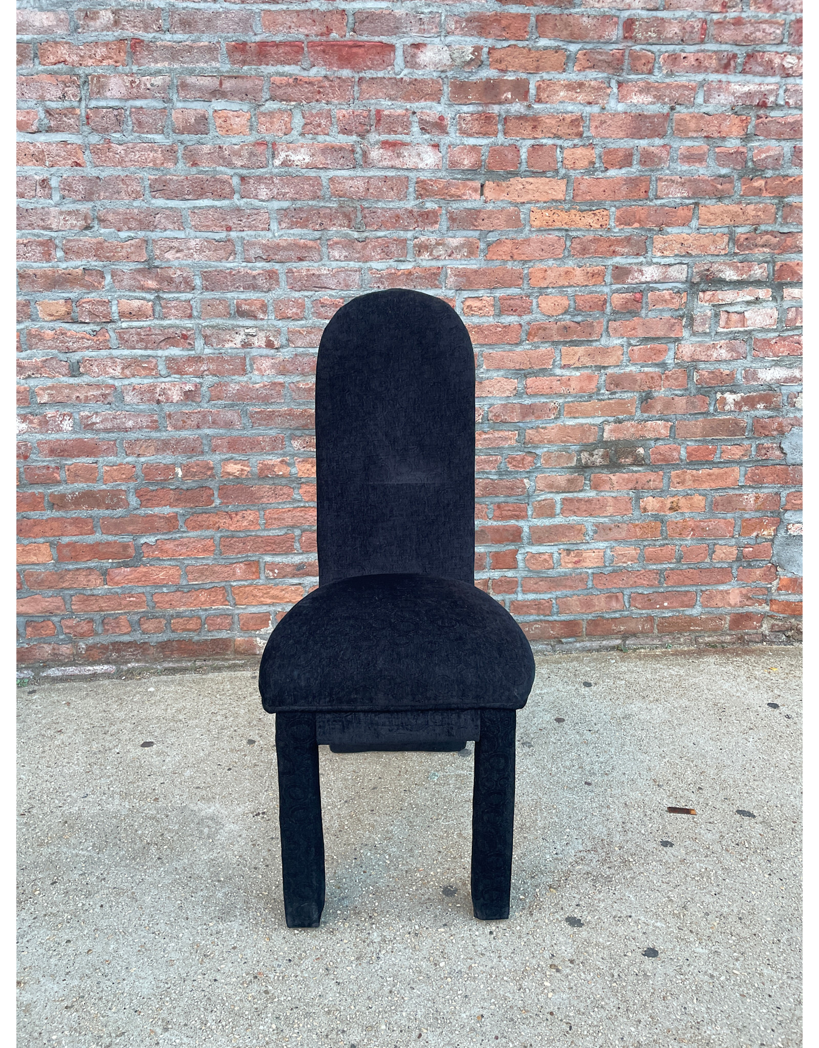 Post Modern Black Arched Dining Chair