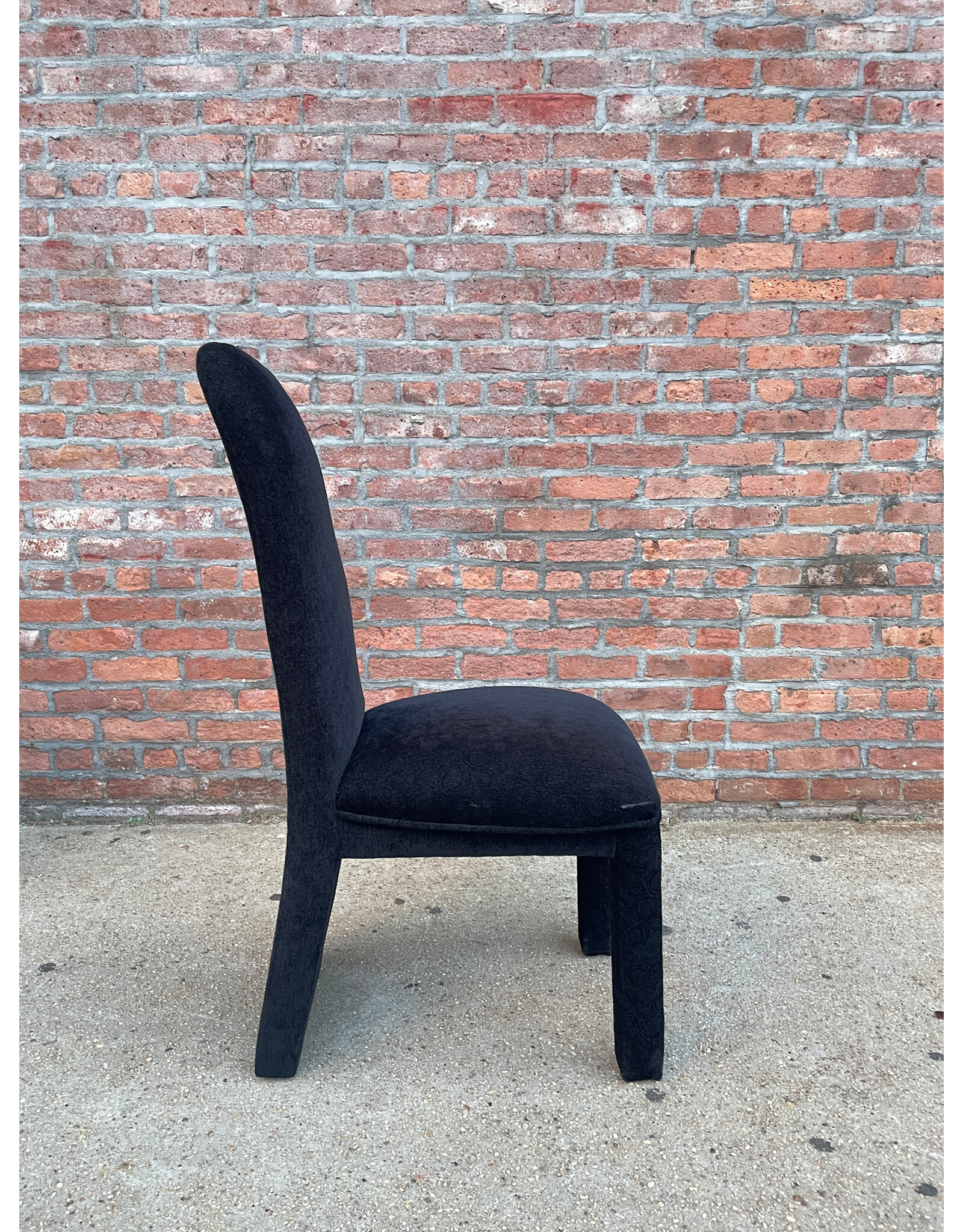 Post Modern Black Arched Dining Chair