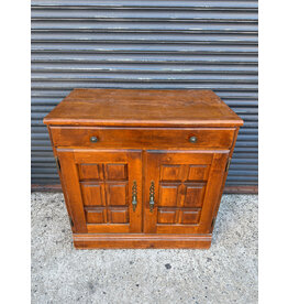 Spanish Oak Small Sideboard Cabinet