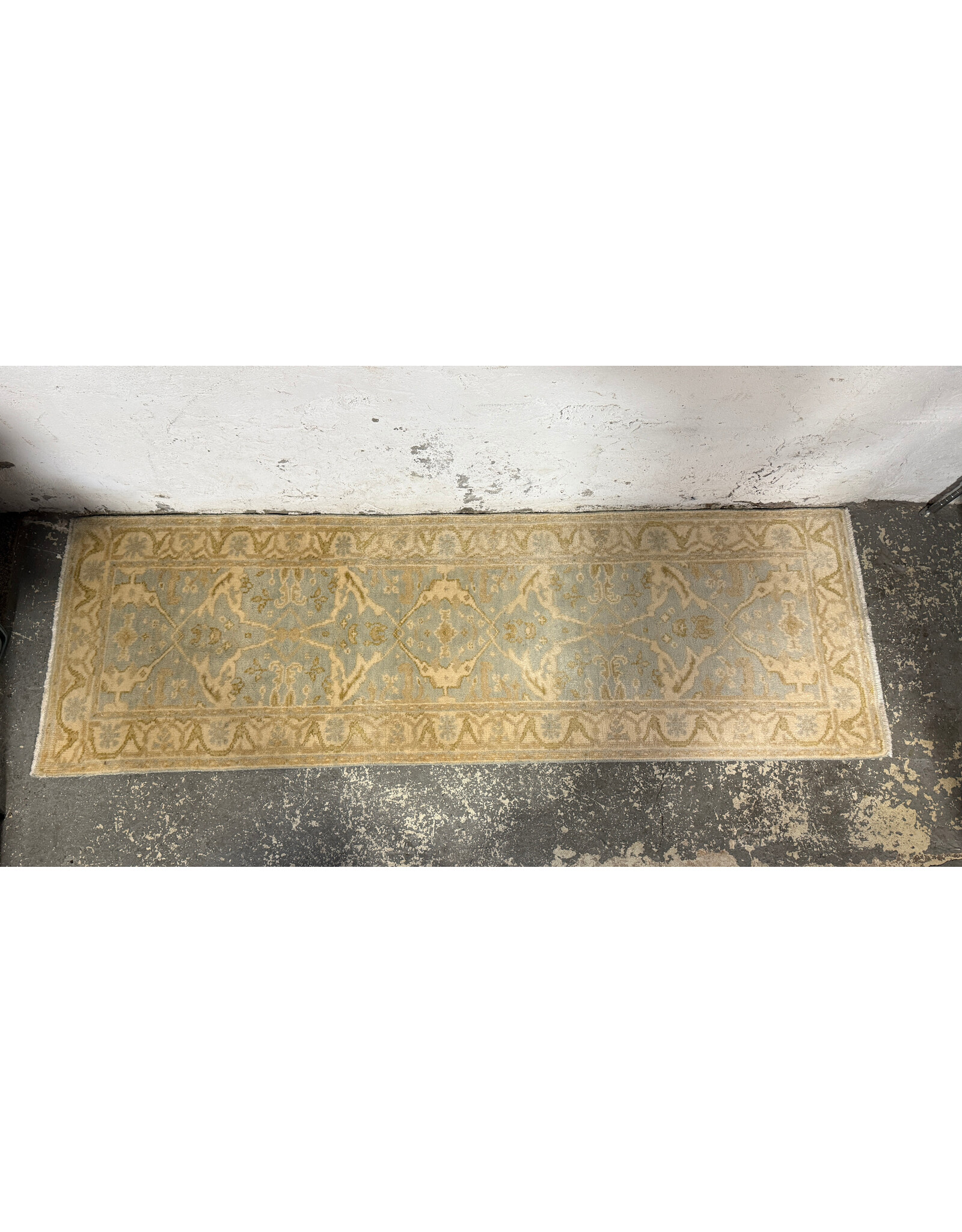 Hand Knotted Multi-Color Hall Runner Rug