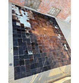 Large Cowhide Area Rug, Patchwork