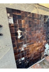 Large Cowhide Area Rug, Patchwork