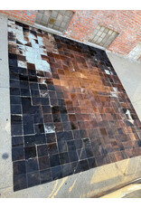 Large Cowhide Area Rug, Patchwork
