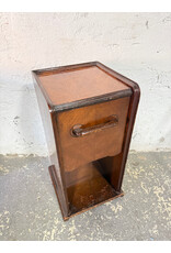 Burlwood 1-Drawer Nightstand