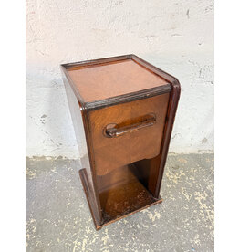 Burlwood 1-Drawer Nightstand