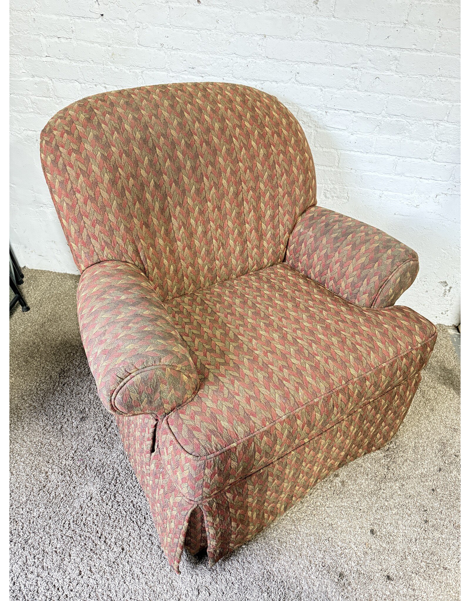Sklar Peppler Rolled Arm Lounge Chair