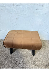 Brown Tufted Ottoman