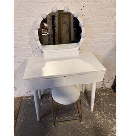LED Makeup Vanity with Stool
