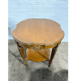 French Country Round Side Table