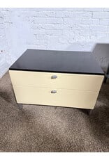 Mid-Century Modern Nightstand with Dark top