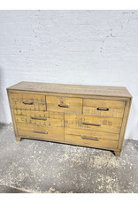 Rustic Style 7 Drawer Dresser