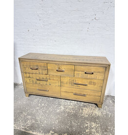 Rustic Style 7 Drawer Dresser