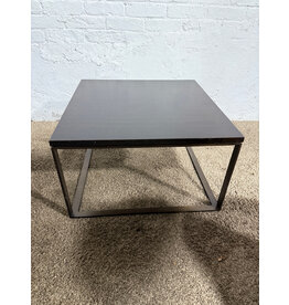 Square Metal Frame End Table