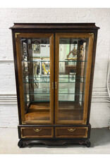 Ming Dynasty Curio Display Storage Cabinet by Broyhill Premier