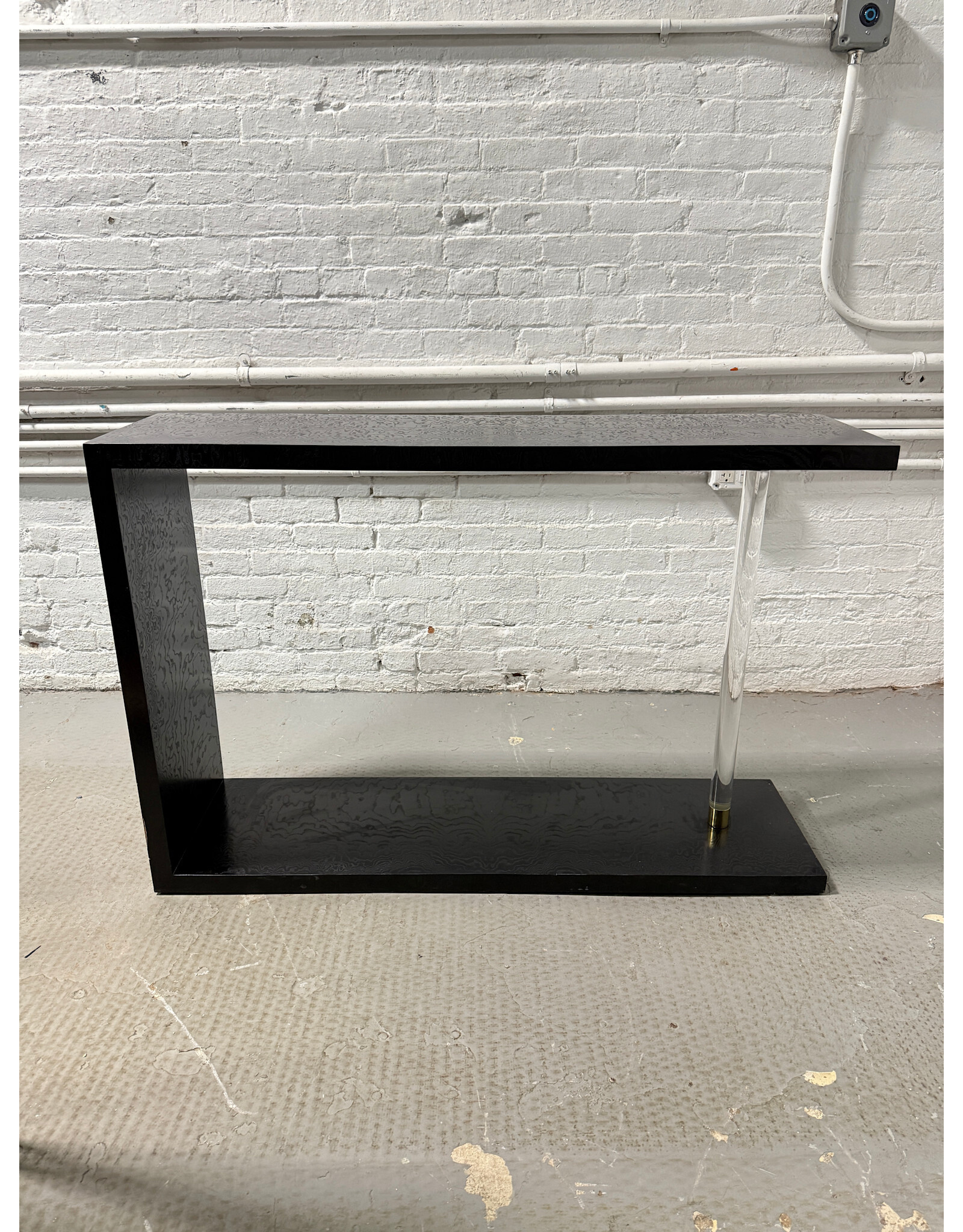 Modern Phenomenon Ebonised Console Table by Theodore Alexander