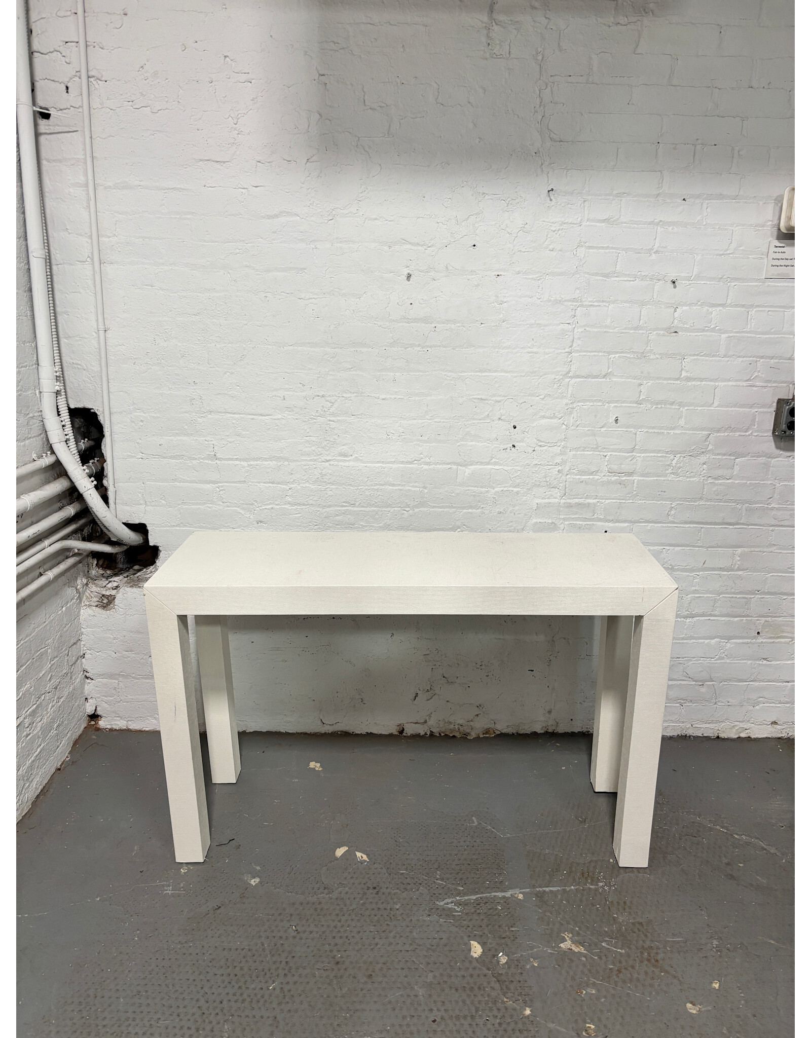 Parsons Side Table White
