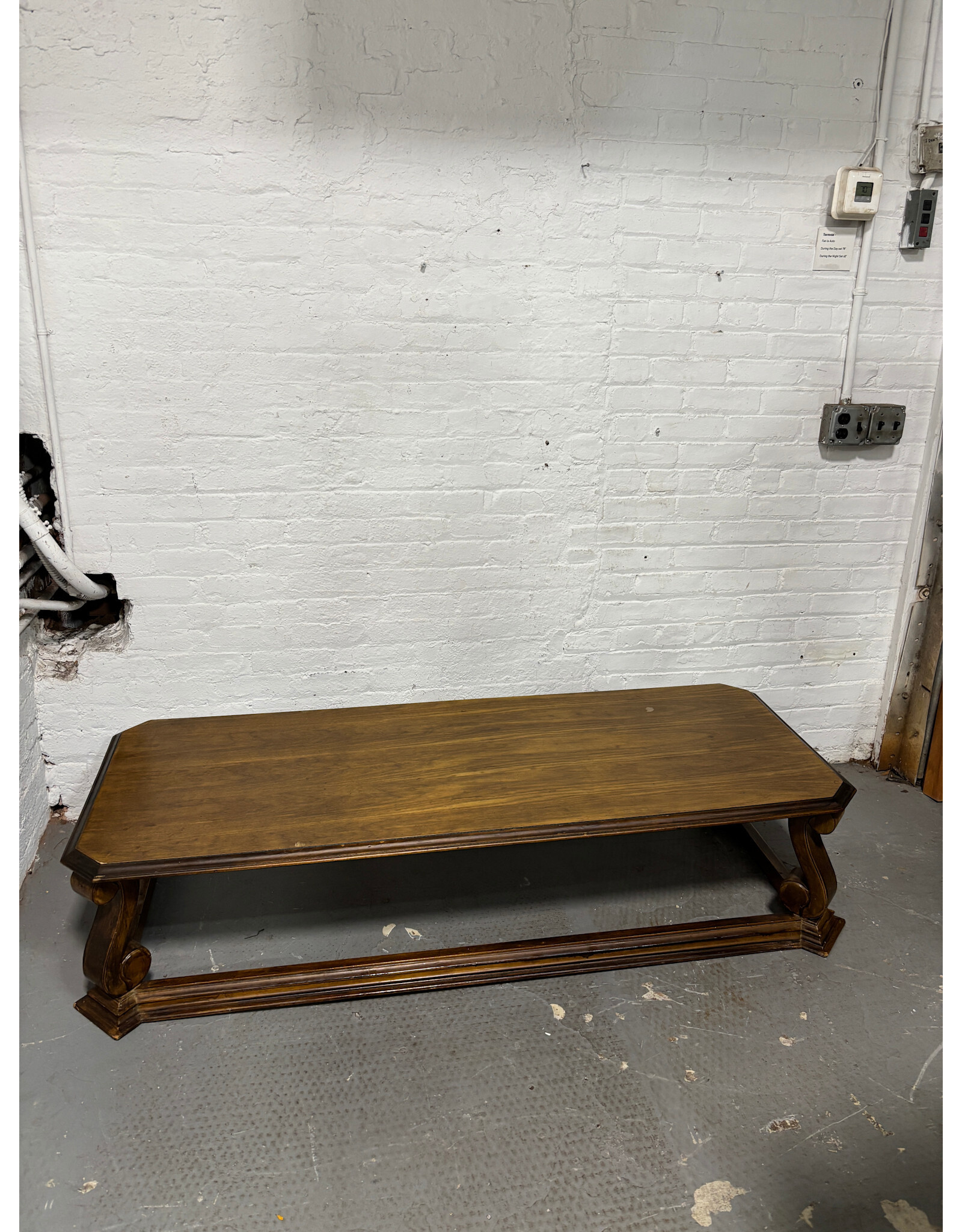 Oak Plank Coffee Table