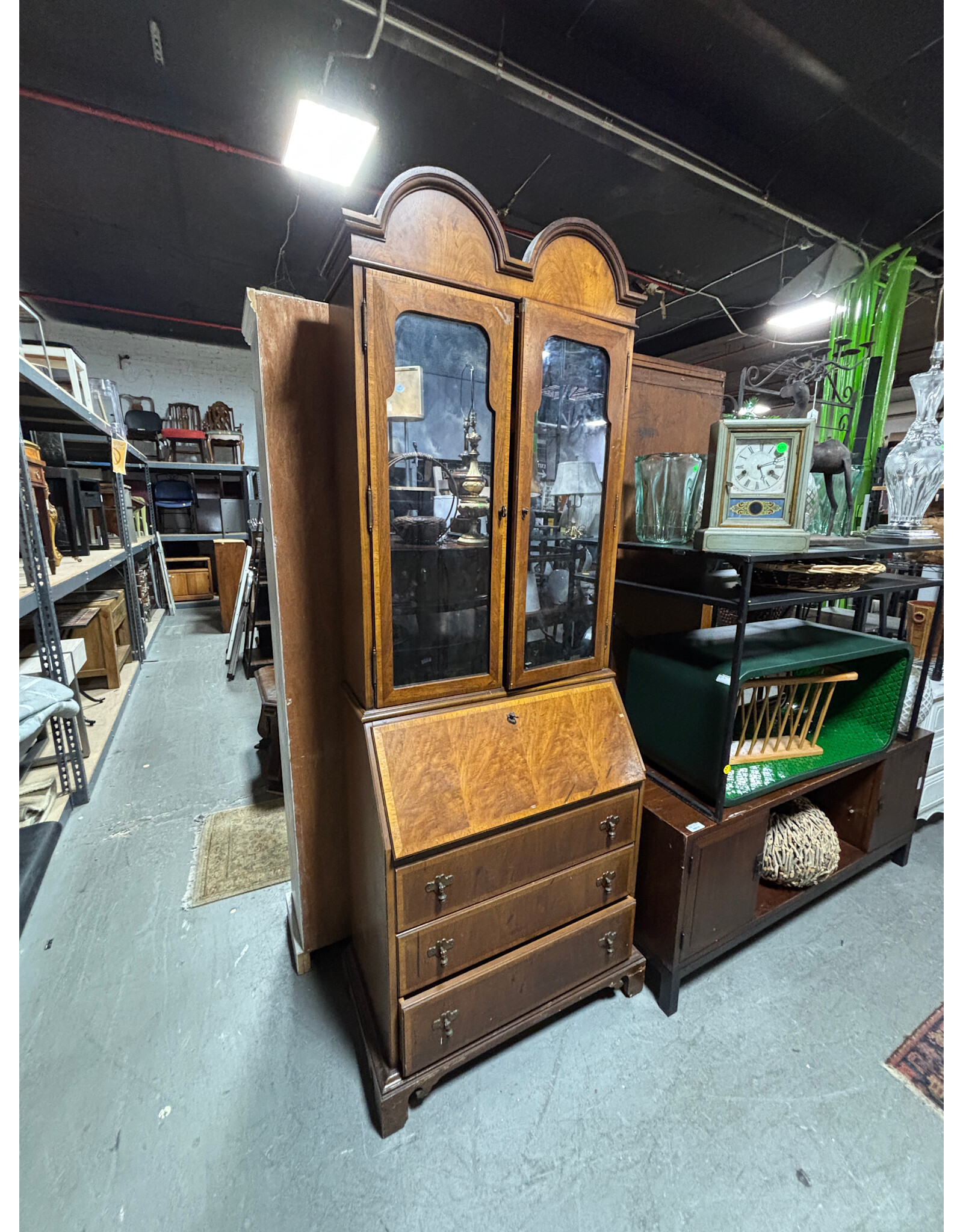 18th Century Solid Walnut Bookcase