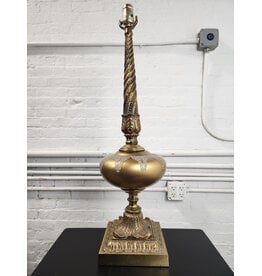 MCM Rembrandt Style Gold Table Lamp
