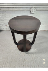 Round Wooden Side Table