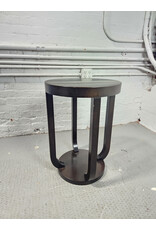 Round Wooden Side Table