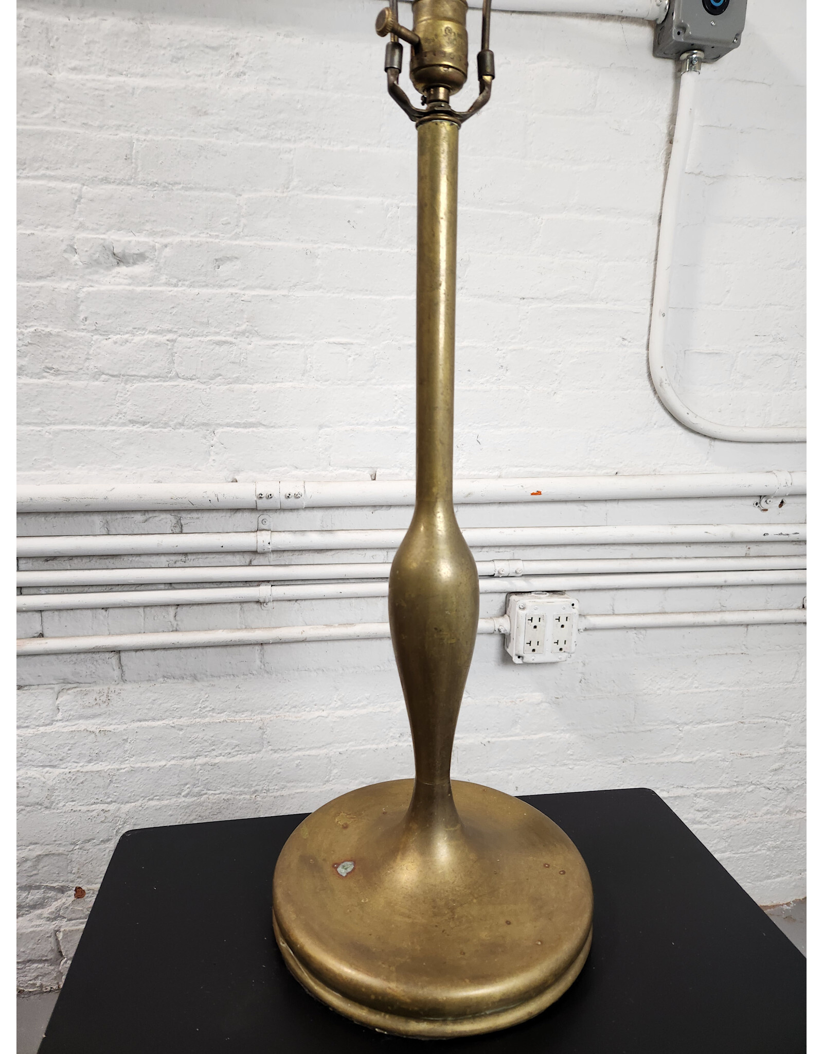 Brass Arts & Crafts Table Lamp
