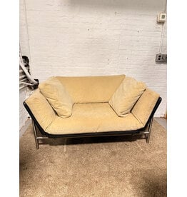 Dema Rataplan Sofa in Tan Suede
