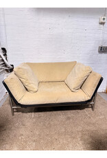 Dema Rataplan Sofa in Tan Suede