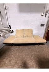 Dema Rataplan Sofa in Tan Suede