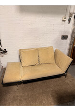 Dema Rataplan Sofa in Tan Suede