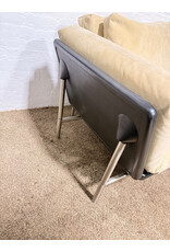 Dema Rataplan Sofa in Tan Suede