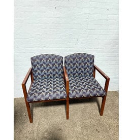 Reception Lounge 2-Seat Loveseat Chair