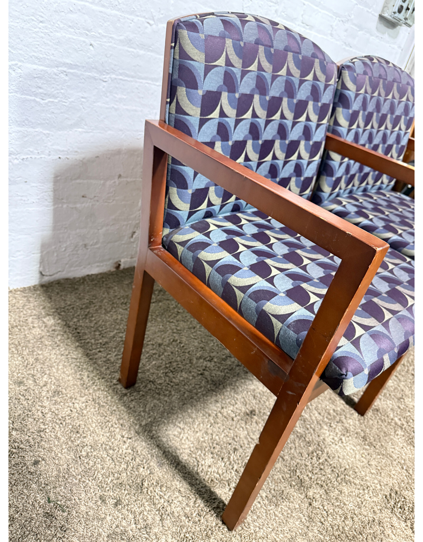 Reception Lounge 2-Seat Loveseat Chair