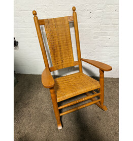 Cane Back & Bottom Rocking Chair
