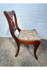 Duncan Phyfe Style Harp Back Dining Chair
