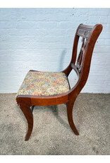 Duncan Phyfe Style Harp Back Dining Chair