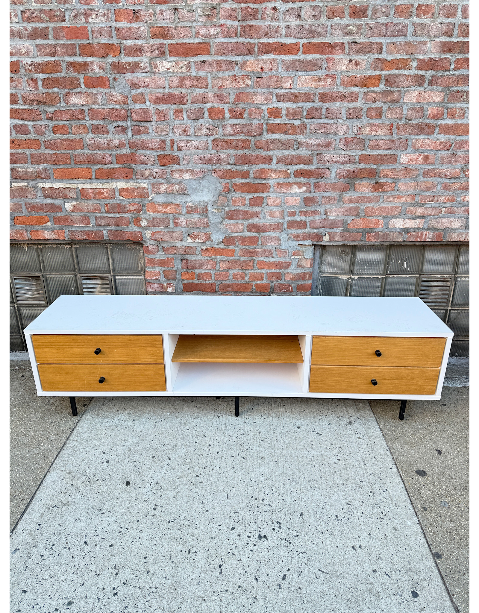 Article Article Mid-Century Modern Bios Media Unit Console