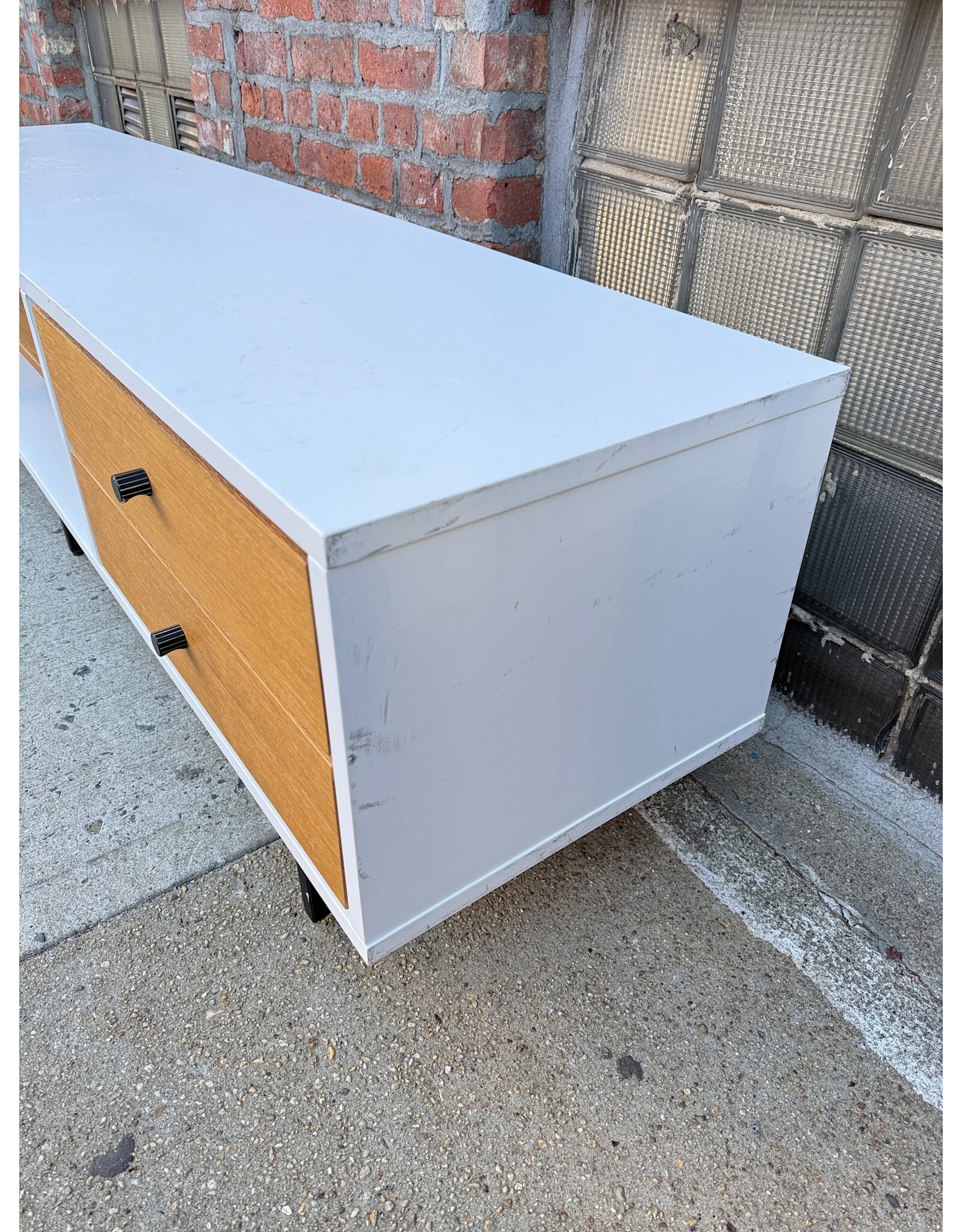 Article Article Mid-Century Modern Bios Media Unit Console