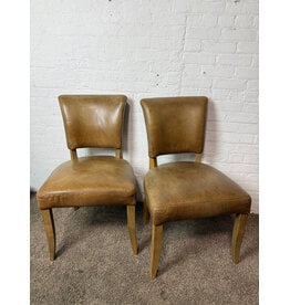 Restoration Hardware Restoration Hardware Chocolate Leather Dining Chair