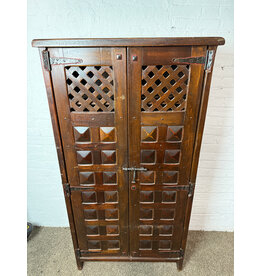 Spanish Style Solid Wood Armoire Cabinet