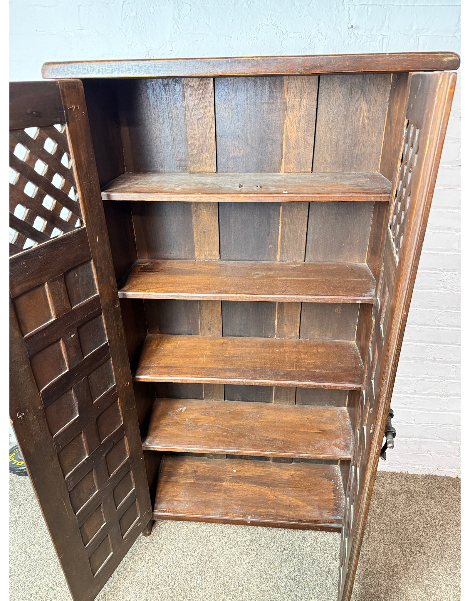 Spanish Style Solid Wood Armoire Cabinet