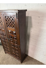 Spanish Style Solid Wood Armoire Cabinet