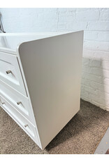 Modern White Wood 6-Drawer Dresser