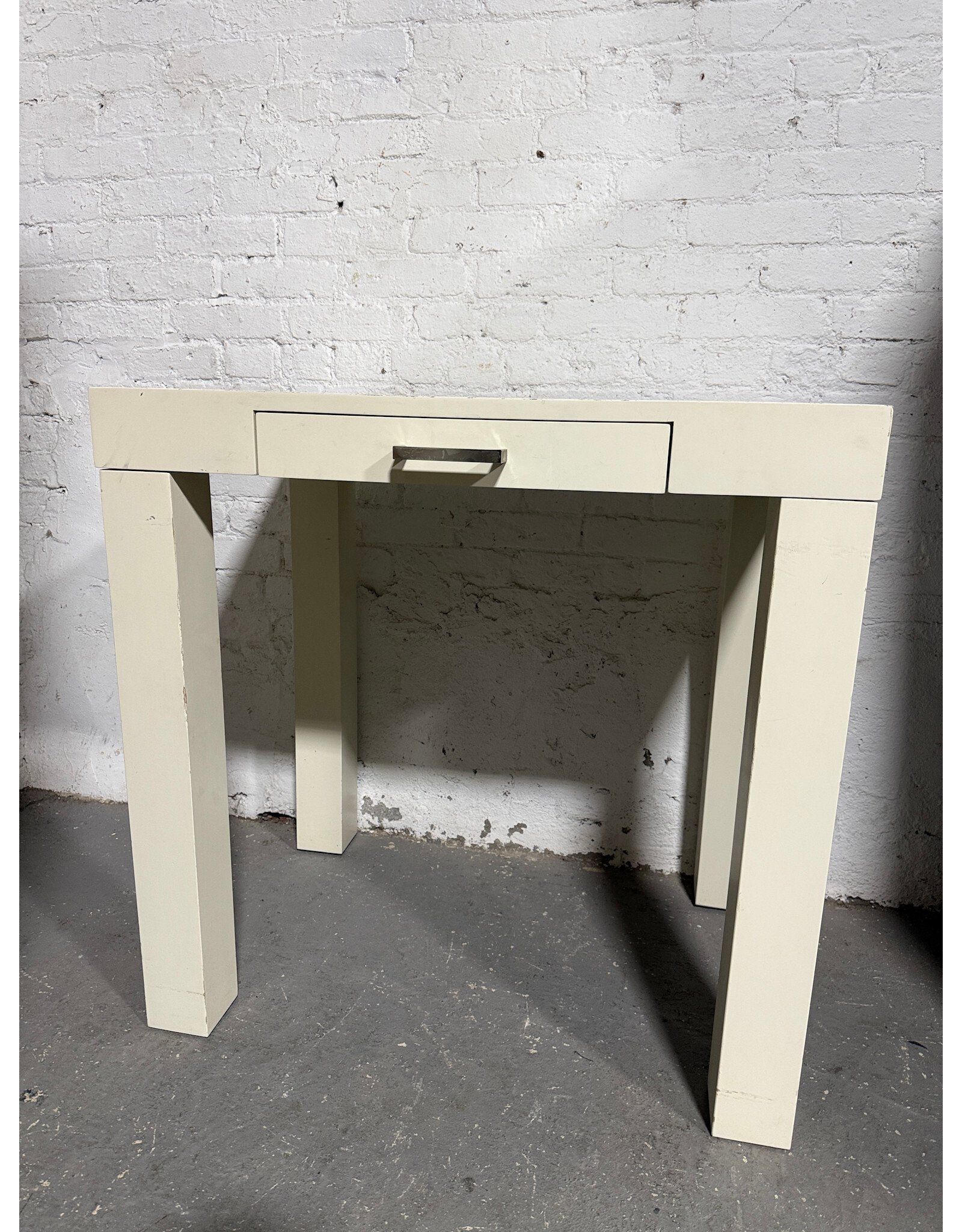 POTTERY BARN Pottery Barn Parsons White Mini Desk